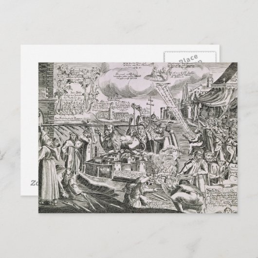 Martin Luther 2 Briefkaart (Voorkant / Achterkant)