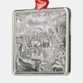 Martin Luther 2 Metalen Ornament (Links)