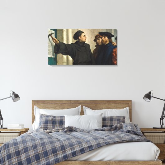 Martin Luther 95 Thesis Canvas Afdruk (Insitu (Slaapkamer))