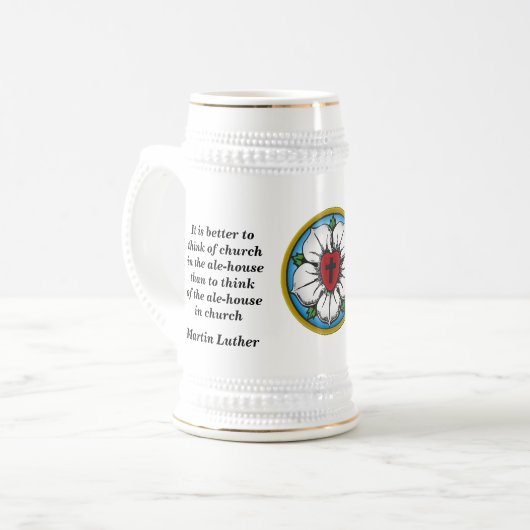 Martin Luther Beer Quote Bierpul (Voorkant links)