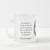 Martin Luther Beer Quote Matglas Koffiemok (Links)