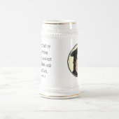 Martin Luther bekent Christus gekruisigde stein Bierpul (Center)