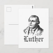 Martin Luther Briefkaart (Voorkant / Achterkant)