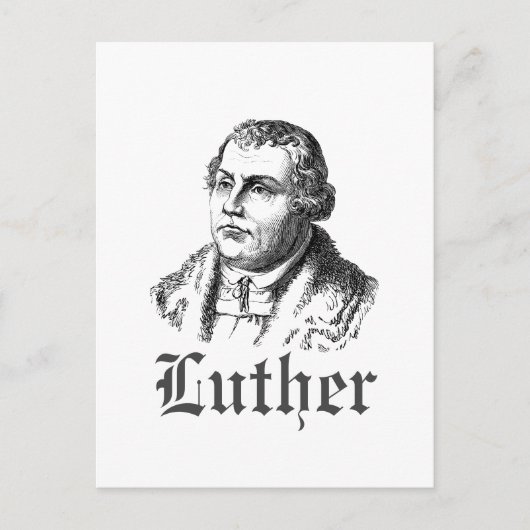 Martin Luther Briefkaart (Voorkant)
