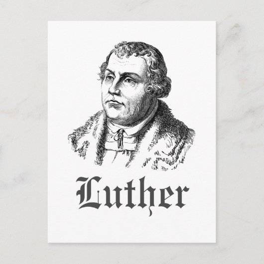 Martin Luther Briefkaart (Voorkant)