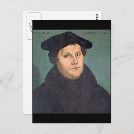 Martin Luther Briefkaart (Voorkant / Achterkant)