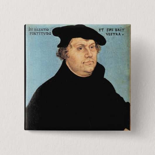 Martin Luther, c.1532 Vierkante Button 5,1 Cm (Voorkant)