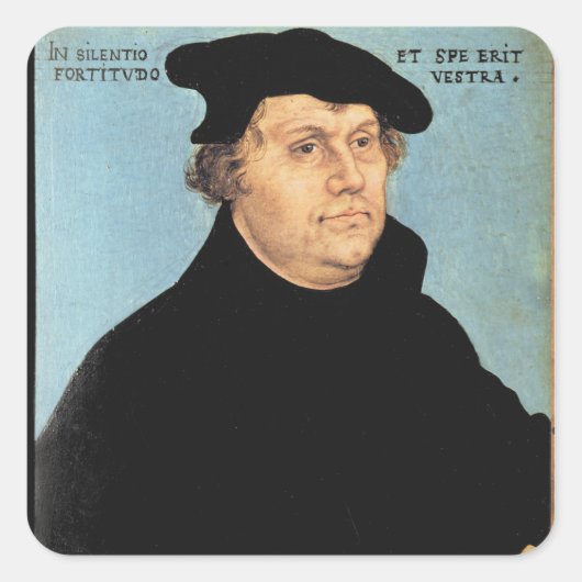 Martin Luther, c.1532 Vierkante Sticker (Voorkant)