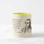 Martin Luther citaat over bierdrinkers Mok (Midden)