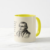 Martin Luther citaat over bierdrinkers Mok (Voorkant rechts)
