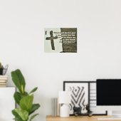 Martin Luther citaat over bierdrinkers Poster (Thuiskantoor)