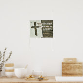 Martin Luther citaat over bierdrinkers Poster (Keuken)