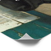 Martin Luther citaat over geloven en sterven Poster (Hoek)