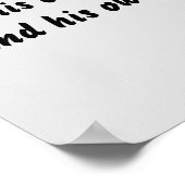 Martin Luther citaat over geloven en sterven Poster (Hoek)