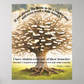 Martin Luther citaat poster (Voorkant)