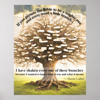 Martin Luther citaat poster