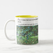 Martin Luther citeert de wereld die in stukken gaa Tweekleurige Koffiemok (Links)