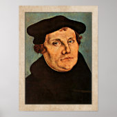 Martin Luther door Lucas Cranach de Ouder Poster (Voorkant)