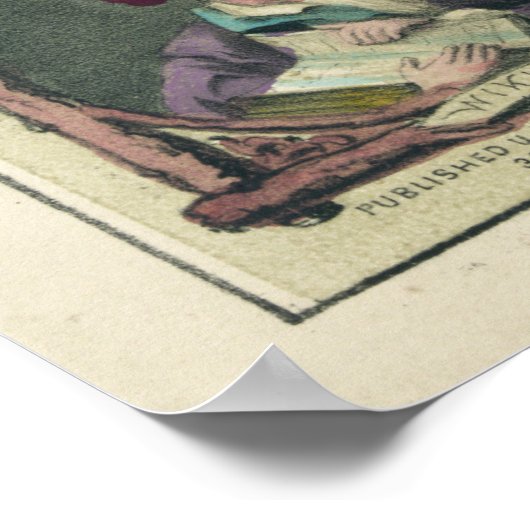 Martin Luther en helden van de hervorming [1874] Poster (Hoek)