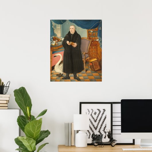 Martin Luther - F. Kemmelmeyer Fine Art Poster (Thuiskantoor)
