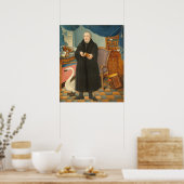 Martin Luther - F. Kemmelmeyer Fine Art Poster (Keuken)
