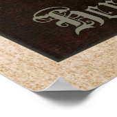 Martin Luther hier sta ik hier Poster (Hoek)