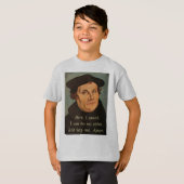 Martin Luther hier sta ik voor 95 Theses Religieus T-shirt (Voorkant volledig)