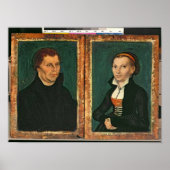 Martin Luther, Katharina von Bora, c.1526 Poster (Voorkant)
