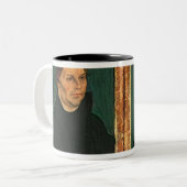 Martin Luther, Katharina von Bora, c.1526 Tweekleurige Koffiemok (Voorkant links)