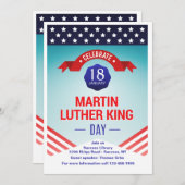 Martin Luther Kind Day Uitnodiging (Voorkant / Achterkant)