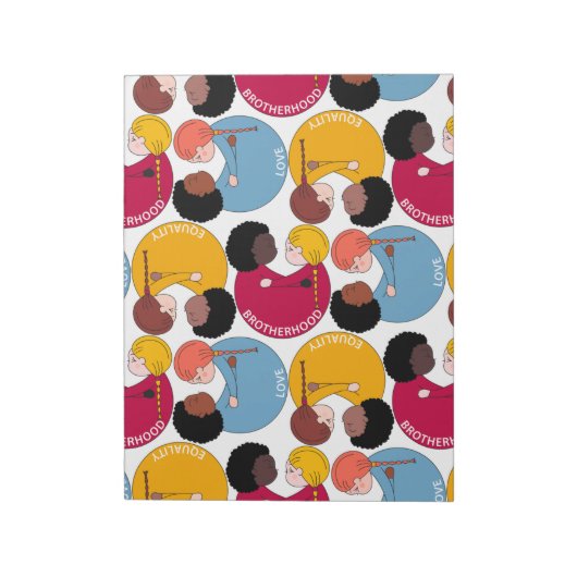 Martin Luther King dag, broederschap en gelijkheid Notitieblok (Linkerzijde)