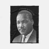 Martin Luther King heeft een droom Sticker Fleece Deken (Voorkant)