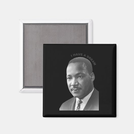 Martin Luther King heeft een droom Sticker Magneet (Voorkant / Achterkant)