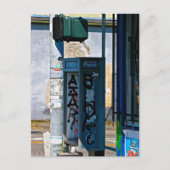 Martin Luther King Jr. betaaltelefoon Briefkaart (Voorkant)