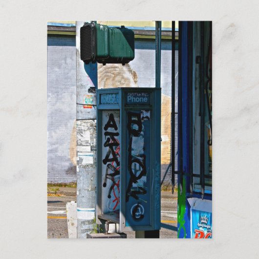 Martin Luther King Jr. betaaltelefoon Briefkaart (Voorkant)