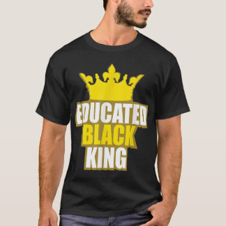 Martin Luther King Jr. Day Opgeleide zwarte koning T-shirt