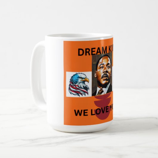 MARTIN LUTHER KING 👑  KOFFIEMOK (Voorkant links)