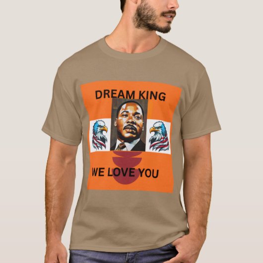 MARTIN LUTHER KING 👑  T-SHIRT (Voorkant)
