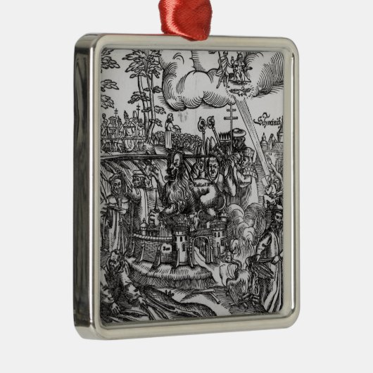 Martin Luther Metalen Ornament (Rechts)