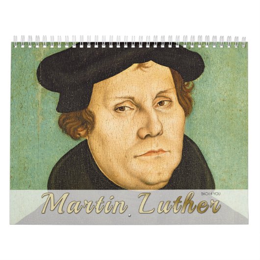 Martin Luther: Portretten, Leven, Monumenten Kalender (Hoes)