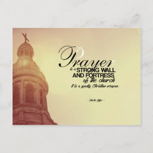 Martin Luther - Prayer Briefkaart