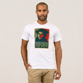 Martin Luther "Reform" Poster T-shirt (Voorkant volledig)