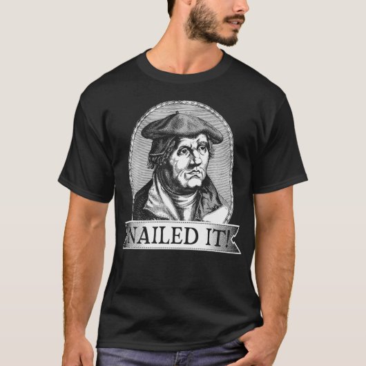 Martin Luther Reformation Day Theology H T-shirt (Voorkant)