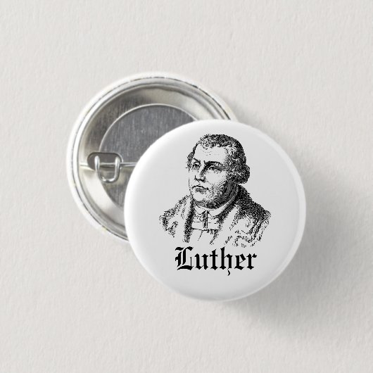 Martin Luther Ronde Button 3,2 Cm (Voorkant /achterkant)