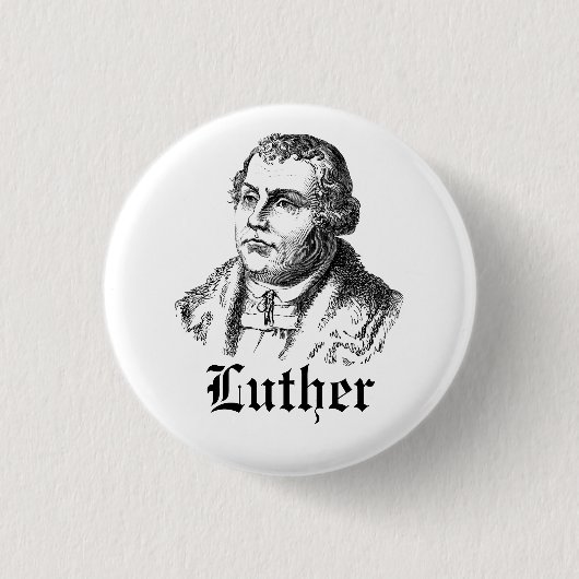 Martin Luther Ronde Button 3,2 Cm (Voorkant)