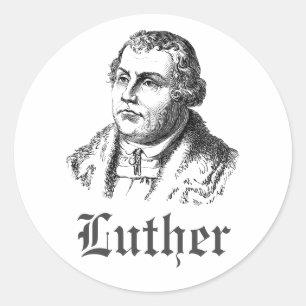 Martin Luther Ronde Sticker
