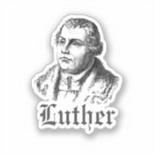 Martin Luther Sticker (Voorkant)