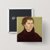 Martin Luther Vierkante Button 5,1 Cm (Voorkant /achterkant)