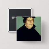 Martin Luther Vierkante Button 5,1 Cm (Voorkant /achterkant)