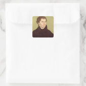 Martin Luther Vierkante Sticker (Tas)